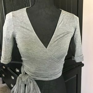 Agnes and dora wrap top